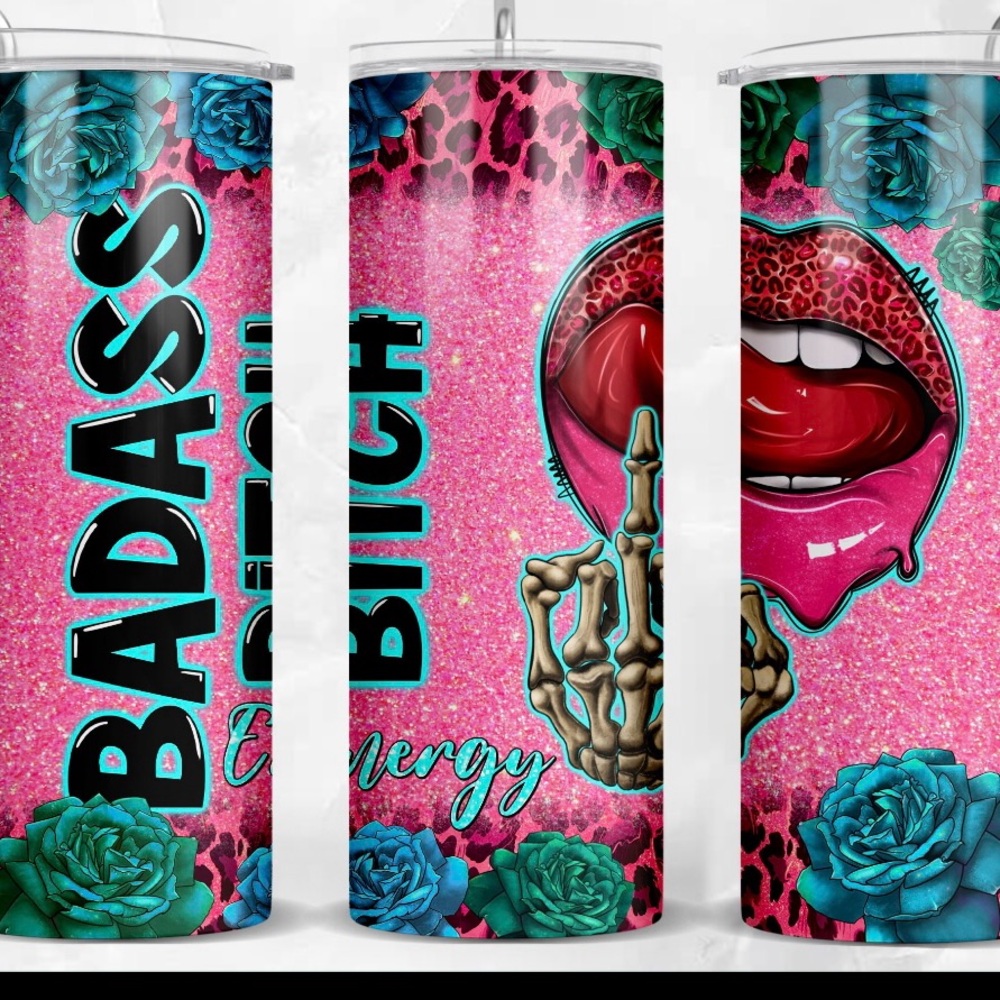 Bad B Energy Pink Tumbler